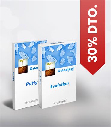 OFERTA REGENERACIÓN ÓSEA: 30% DTO. EVOLUTION 20x20 + PUTTY 0,5cc