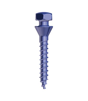 ANCOTEK EASYTEK Tornillo cabeza plana, estéril, Ø 1.2 mm, E 1.5 mm, L 7 mm